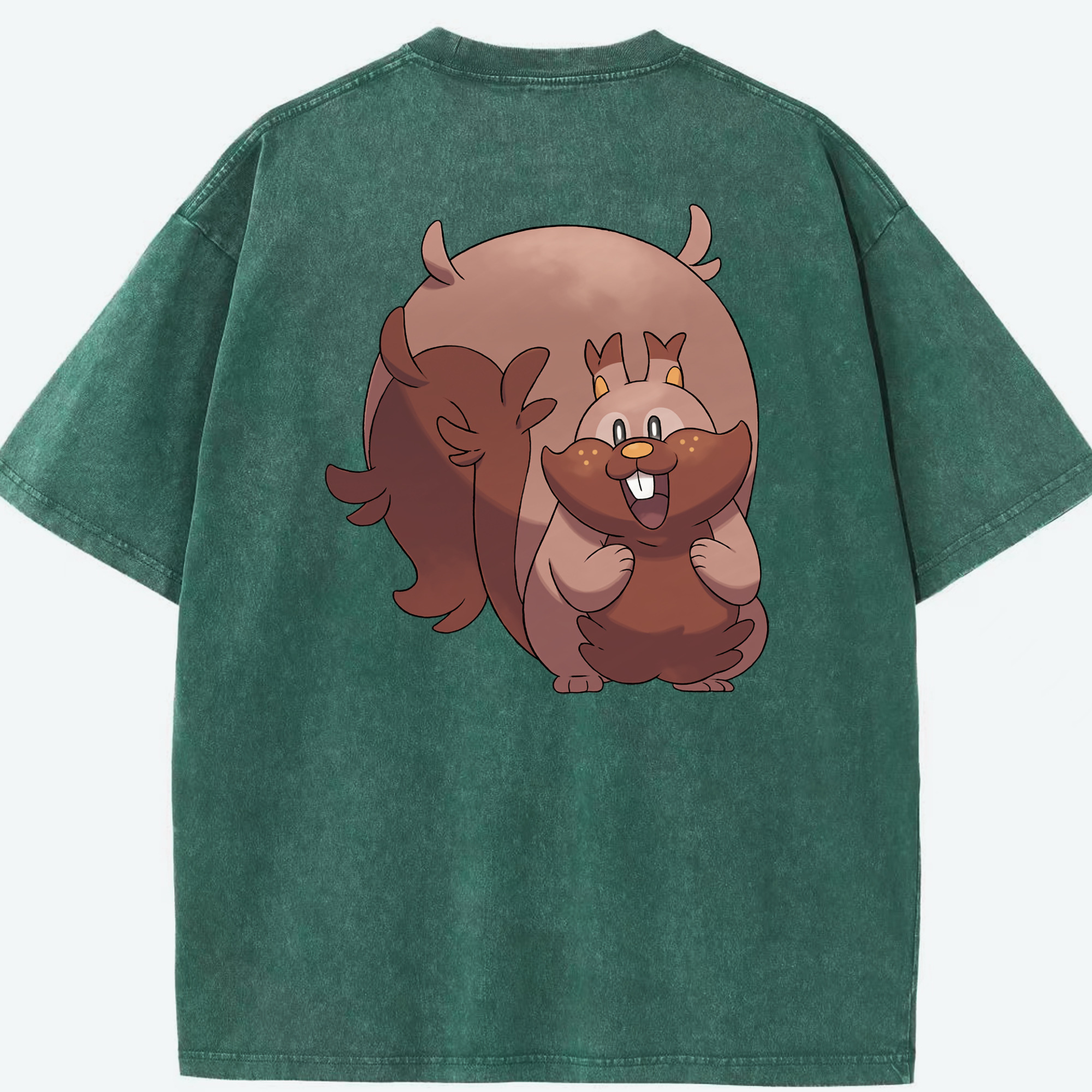 （画像用） ポケットモンスター Pokémon 綿100% ヴィンテージ風 半袖Tシャツ（背面プリント）